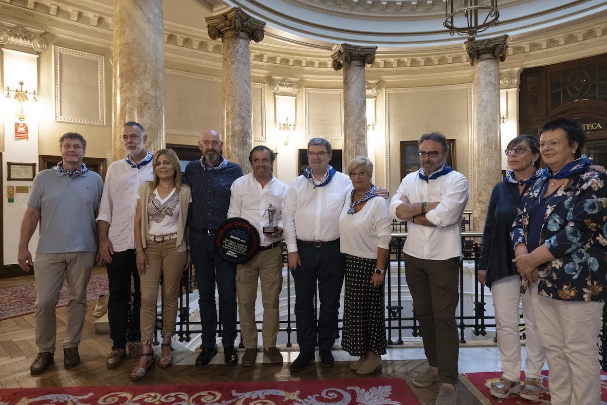 Entrega de premios del XXXIV Concurso Internacional de Fuegos Artificiales Villa de Bilbao