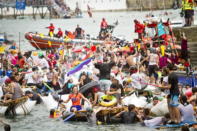 El Abordatzea, el acto más multitudinario de la Aste Nagusia pirata