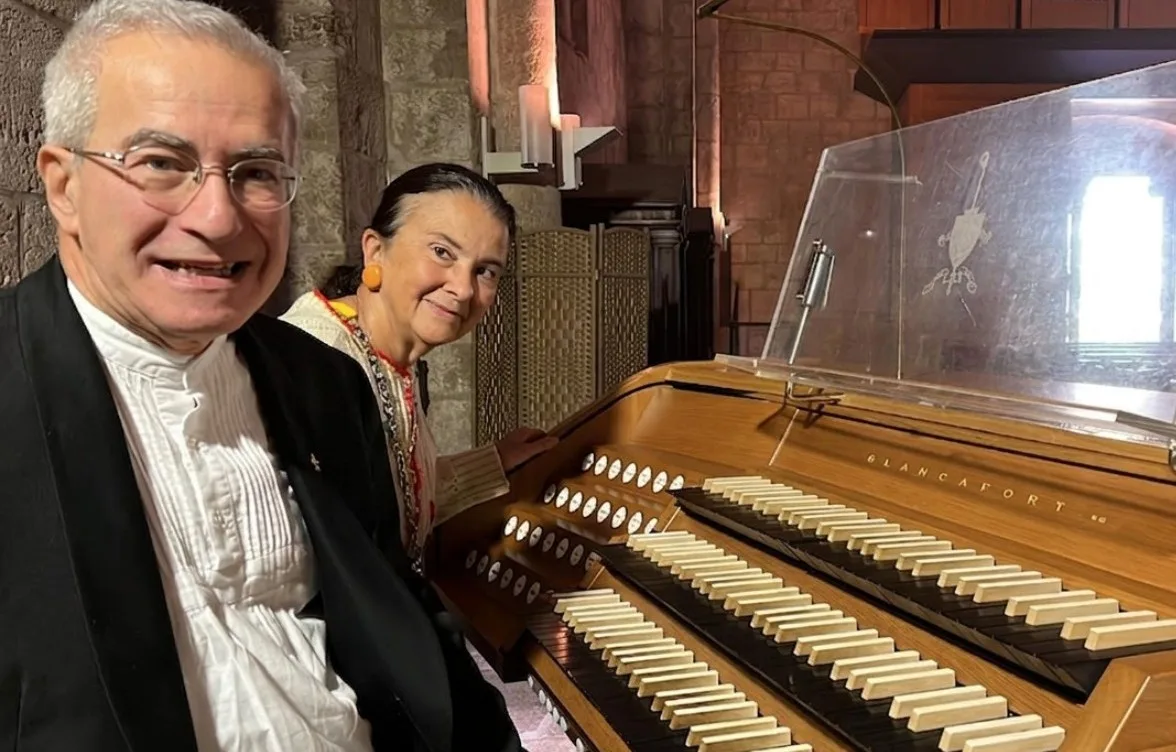 Marie-Bernadette Dufourcet y Naji Hakim, órgano
