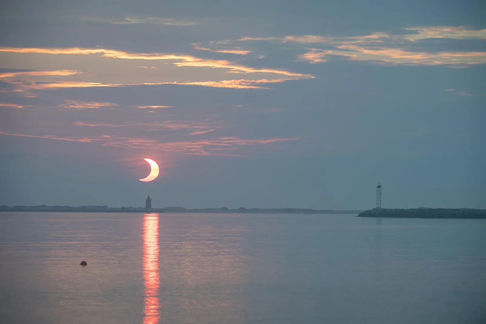 Hoy, 47 segundos de noche en Laredo: el eclipse total se ve a las 20:27