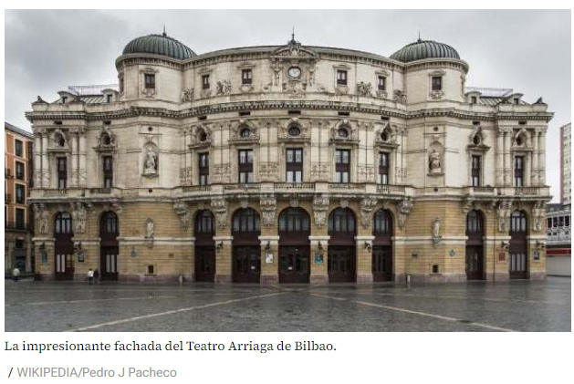 Recepción oficial en el Teatro Arriaga.