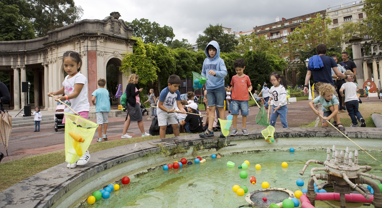 Bilbao ofrecerá más de 30 actividades gratuitas para menores de 12 años en el Parque de Doña Casilda en Aste Nagusia