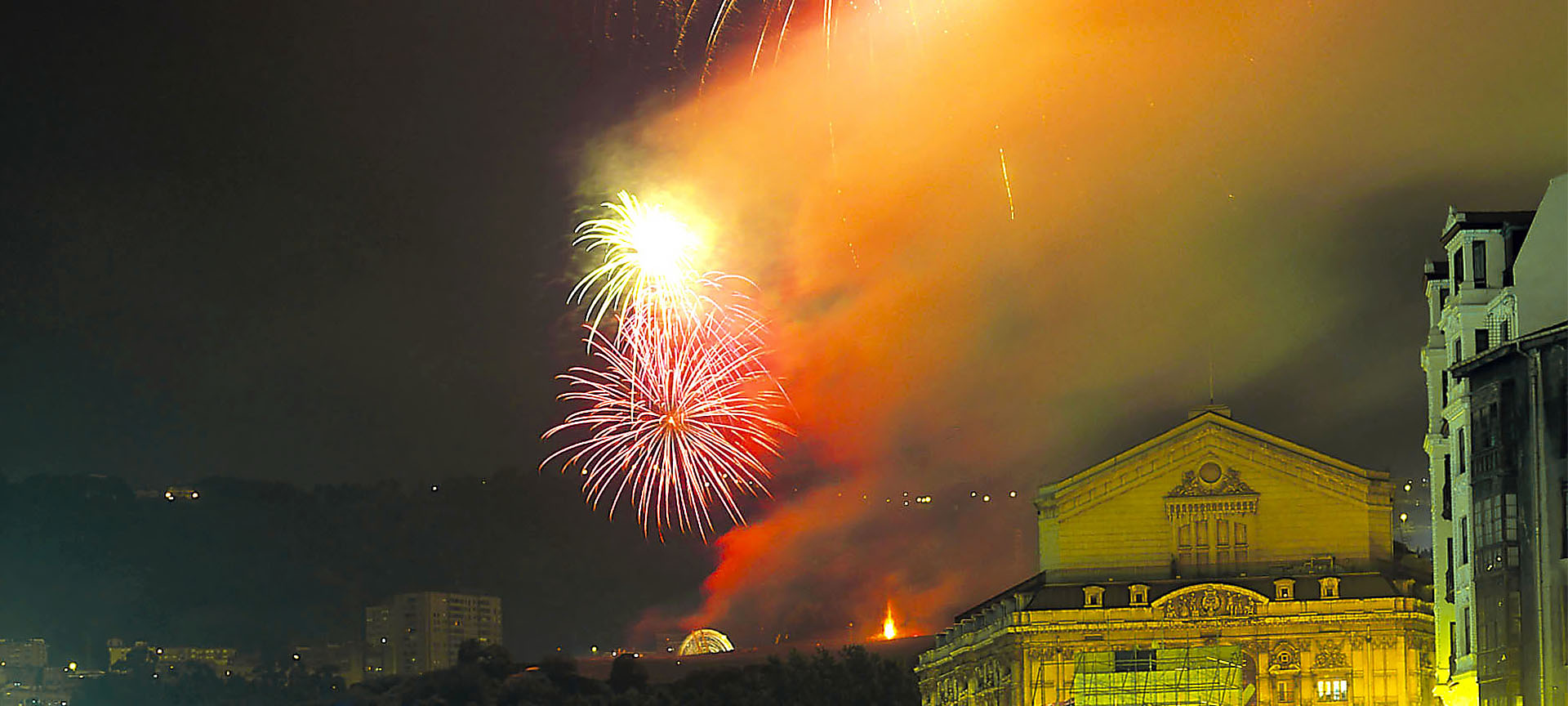 Durante la Semana Grande de Bilbao se celebran las fiestas en honor a la Virgen de Begoña