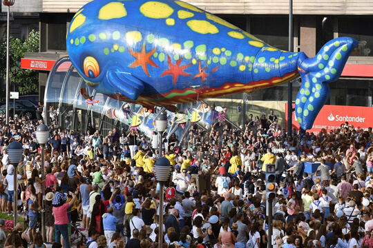 Desfile de la ballena