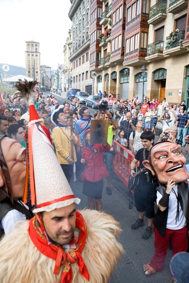 Diana de txistularis y txupin