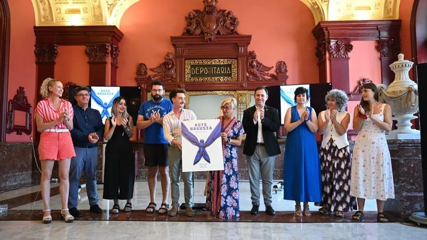 Aste Nagusia 2026: 'Un abrazo azul para Bilbao' será el cartel oficial