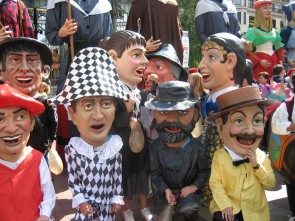 Gigantes y cabezudos. Encuentro con Gigantes de Ondare y de Bidasoaldea