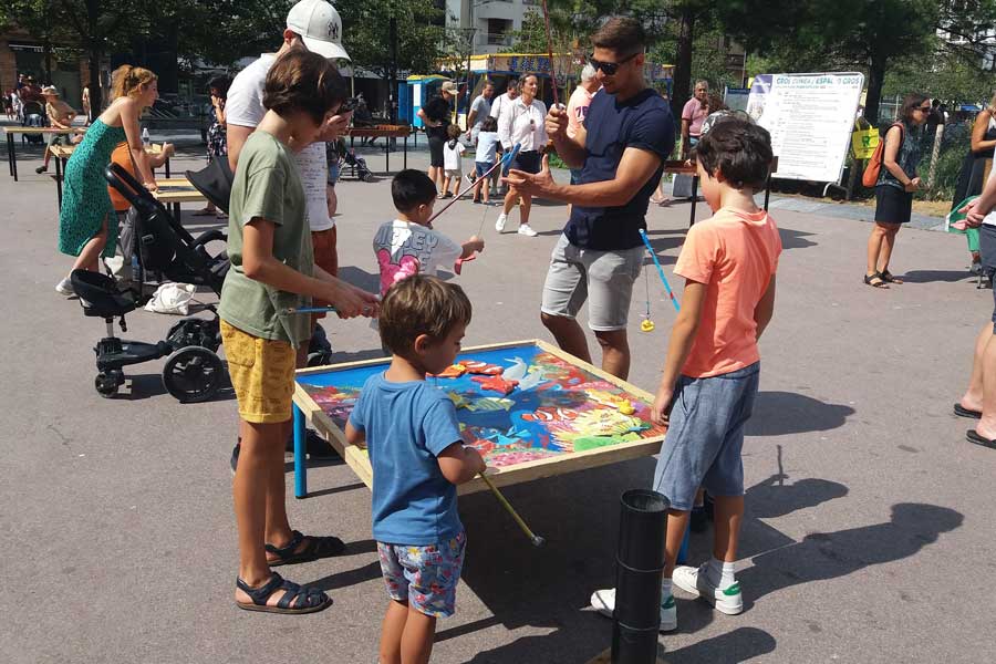 Juegos gigantes de madera