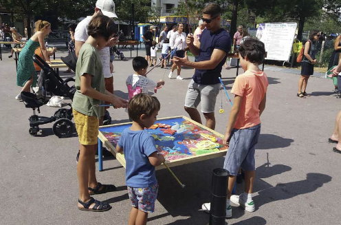 Juegos gigantes de madera