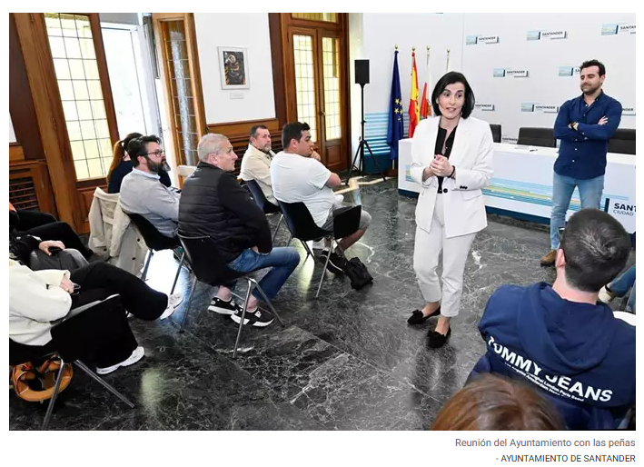 El Ayuntamiento de Santander y las peñas comienzan a preparar la Semana Grande 2025